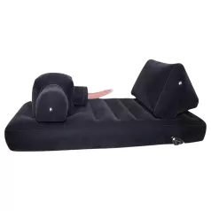   You2Toys Velvet Luxury - seks stroj z vgrajeno posteljo (črna)