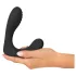 Intense - daljinsko vodljiv vibrator za prostato (črn)