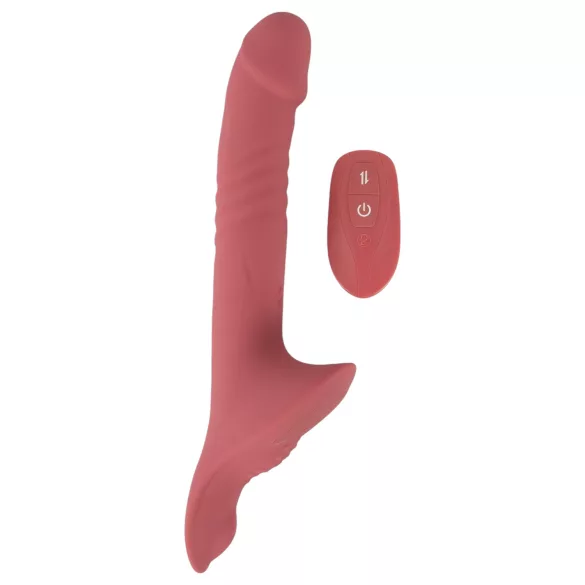 You2Toys - nastavek z vibratorjem, komplet (rdeč)