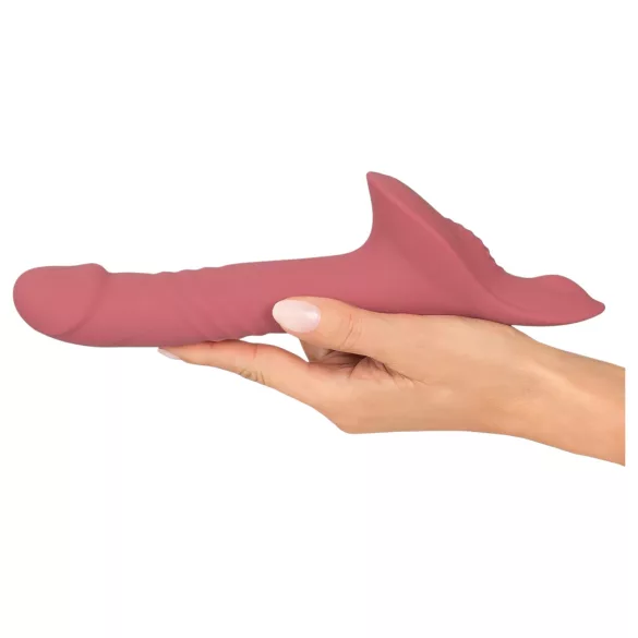 You2Toys - nastavek z vibratorjem, komplet (rdeč)