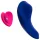 Smile RC Panty - vibrator za hlačke z daljinskim upravljanjem - modra