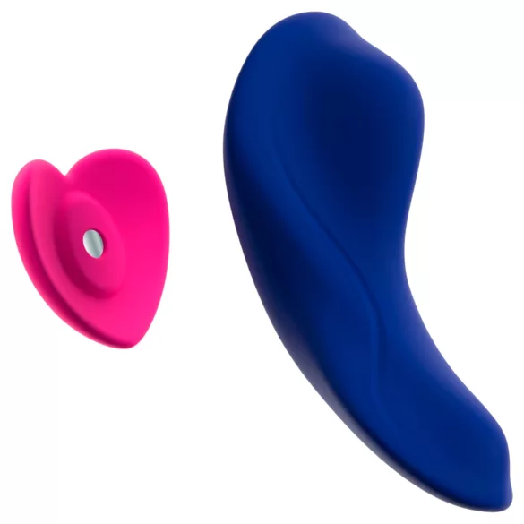 Smile RC Panty - vibrator za hlačke z daljinskim upravljanjem - modra