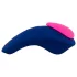 Smile RC Panty - vibrator za hlačke z daljinskim upravljanjem - modra