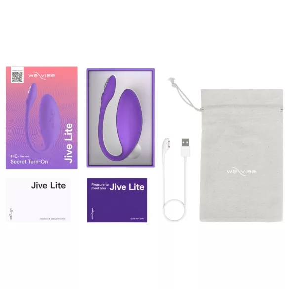 We-Vibe Jive Lite - vibracijsko jajce - brezžično, aplikacija, vijolična