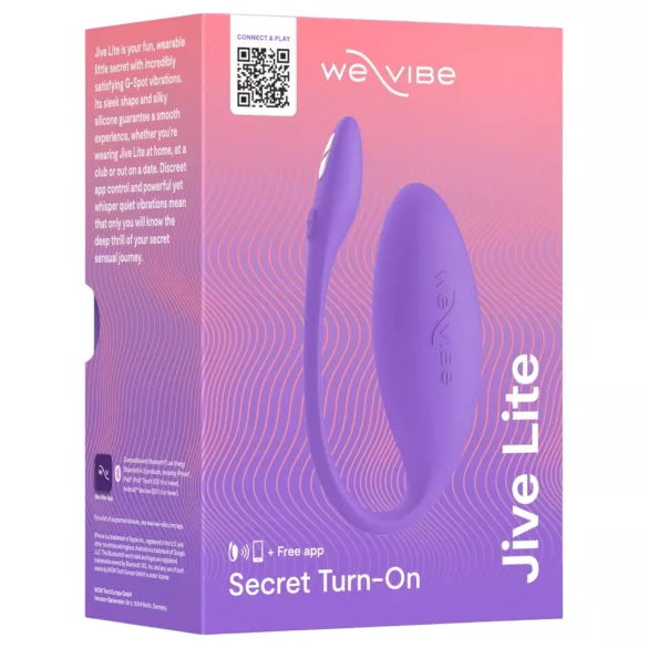 We-Vibe Jive Lite - vibracijsko jajce - brezžično, aplikacija, vijolična