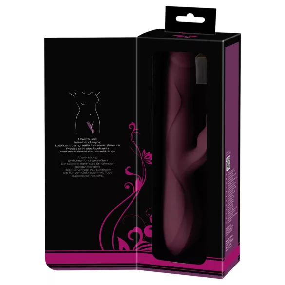 Javida - vibrator z gibanjem, rotirajočimi kroglicami, 3v1 - vijoličen