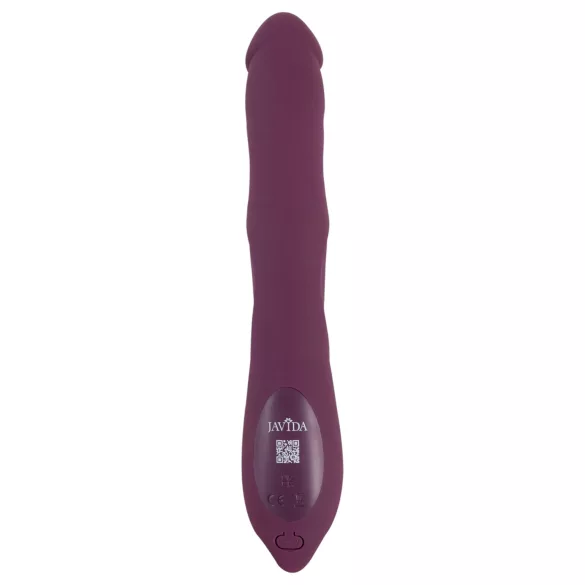 Javida - vibrator z gibanjem, rotirajočimi kroglicami, 3v1 - vijoličen