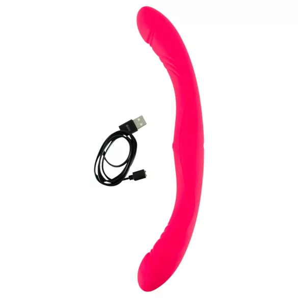 Couples Choice - vibrator za pare - dvojni konec - roza