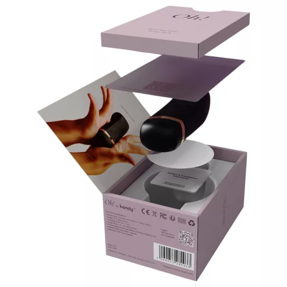 The Handy Oh! - ResoTouch vibrator (črna)