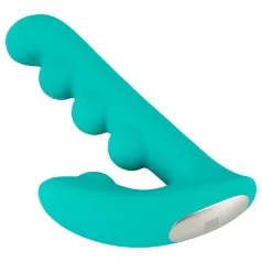 Beau Coeur Sylora - biserni 2v1 vibrator (zelen)
