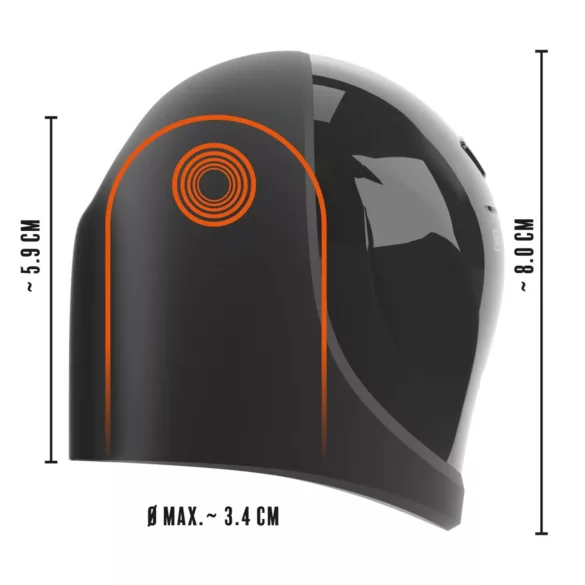 Rebel - vibrator za penis - vodoodporen - črna