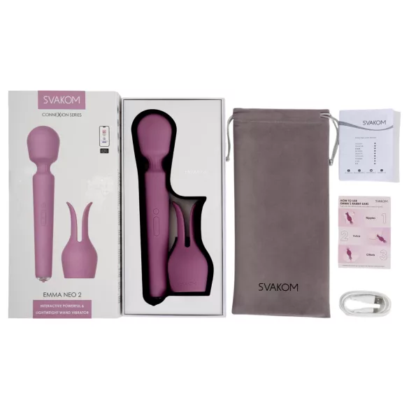 Svakom Emma Neo 2 - pametni masažni vibrator (vijoličen)