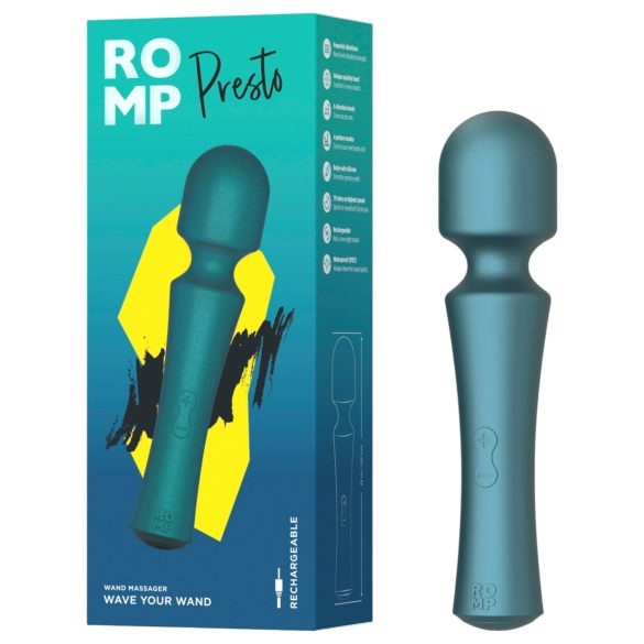 ROMP Presto - vibrator za masažo - zelena