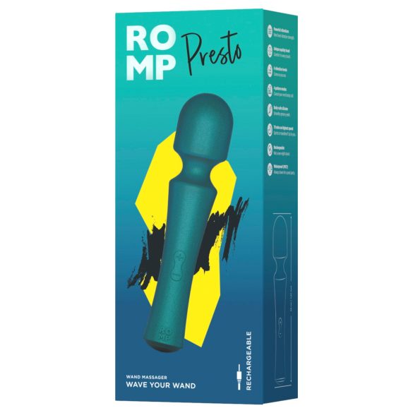 ROMP Presto - vibrator za masažo - zelena