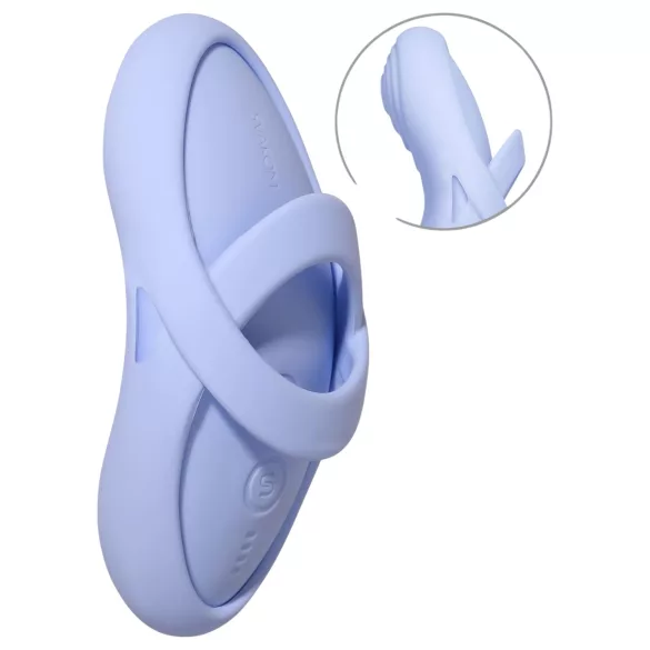 Svakom Echo 2 - aplikacijsko vodeni prstni vibrator (moder)