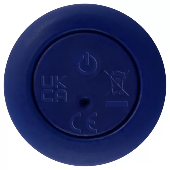 Smile - vibrator za G-točko - ukrivljen - modra