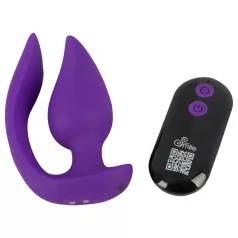   Smile - analni vibrator in stimulator klitorisa 2v1 - vijoličen
