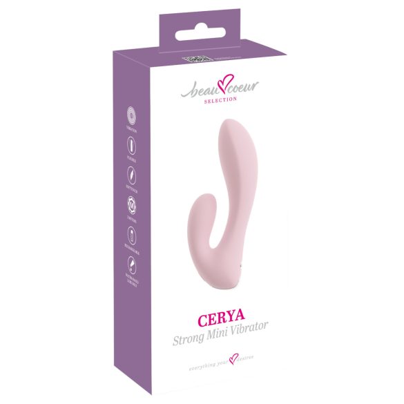 Beau Coeur Cerya - mini vibracijska stimulator (svetlo roza)