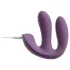 Beau Coeur Mireva - vibrator s tremi rokavi - daljinski upravljalnik - vijoličen