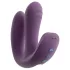 Beau Coeur Mireva - vibrator s tremi rokavi - daljinski upravljalnik - vijoličen