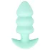 Cuties Mini - analni čep z vibracijo - krogličast - zelena