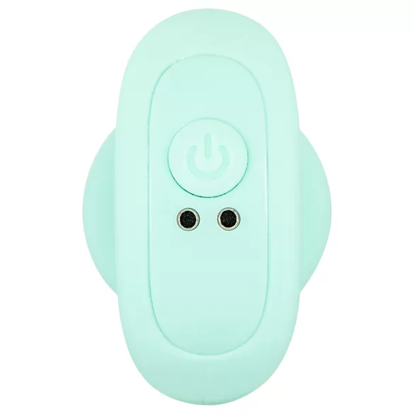 Cuties Mini - analni čep z vibracijo - krogličast - zelena