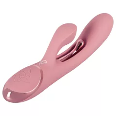   Beau Coeur Avenor - jezični vibrator z ročico za klitoris in točko G (roza)