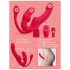 You2Toys Strapless - pripenljivi 3-kraki vibrator (roza)