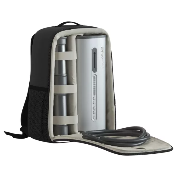 VacuGlide 2 - avtomatski moški masturbator - električni, srebrn