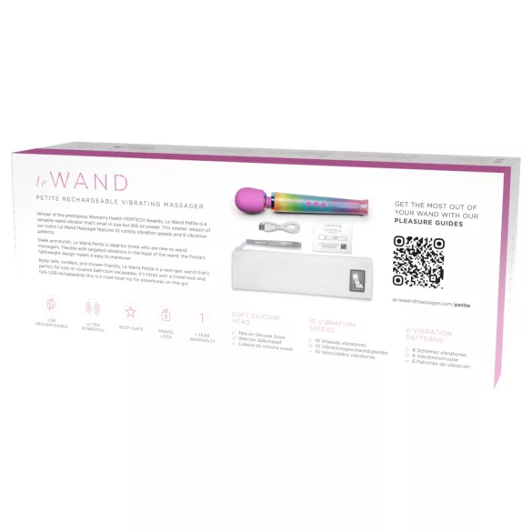 le Wand - masažni vibrator - mavrični