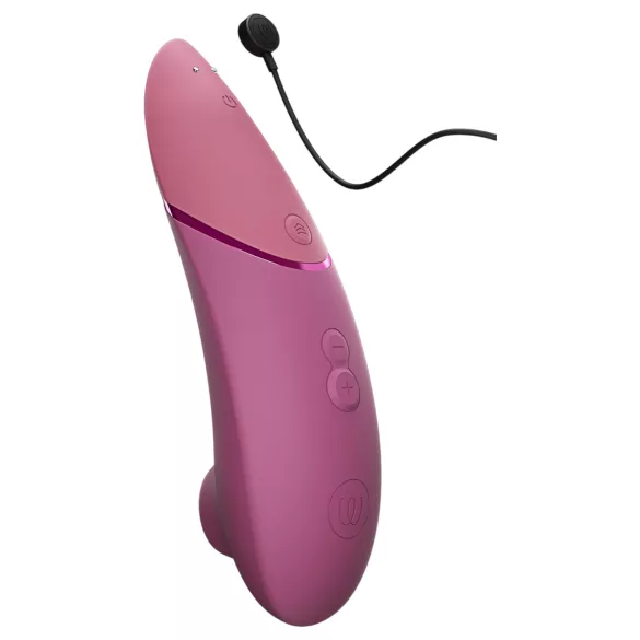 Womanizer Next - vibrator za klitoris z zračnimi valovi - roza - akumulatorski