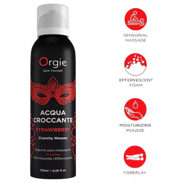 Orgie - masažna pena - jagoda - 150 ml