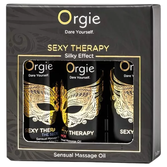 Orgie Sexy Therapy - masažno olje set - občutkov polno - 3x30 ml