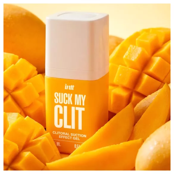 Intt Suck My Clit - gel za stimulacijo klitorisa za ženske - mango (15 ml)
