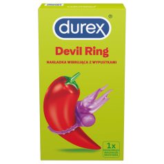   Durex Little Devil - vibracijski obroček za penis - vijoličen