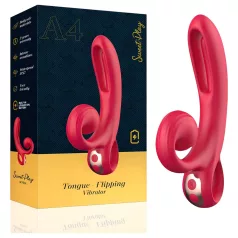 Sweet Play - vibrator za klitoris z ročko - rdeč