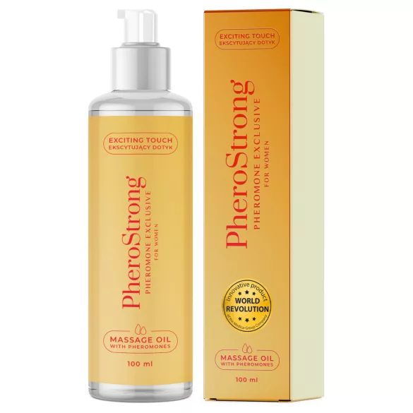 PheroStrong Exclusive - masažno olje za ženske - 100 ml