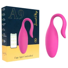 Sweet Play - Aplikacija-krmiljeno vibratorno jajce (roza)