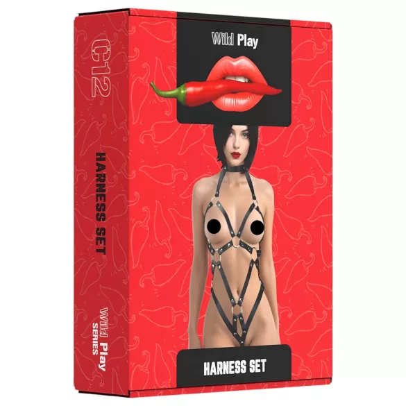 Wild Play - seksi body za ženske - črna