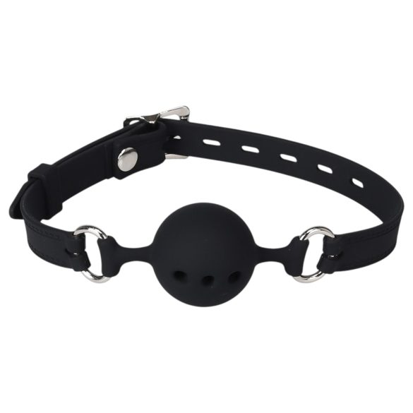 Wild Play - silikonska gag krogla - črna