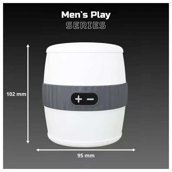 Men's Play - diskreten vibracijski masturbator (bel)