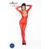 Passion BS031 - odprti catsuit - rdeča - S-L