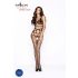 Passion BS032 - mrežasti odprto bodystocking - črna - S-L