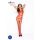 Passion - mrežasti odprti bodystocking - rdeča - S-L
