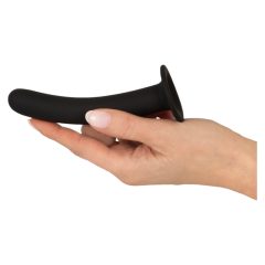   Feel the Magic Shiver - upogljiv silikonski analni dildo (črn) - v vrečki