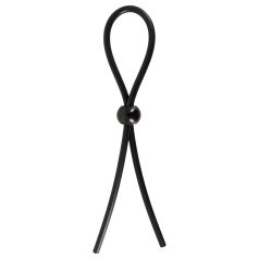 Magic Shiver - nastavljivi obroček za penis (črna)