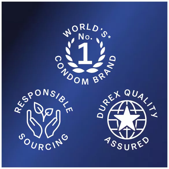 Durex Intense - kondomi z rebrasto in pikčasto teksturo - 16 kos