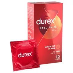   Durex Feel Thin XL - kondomi za realističen občutek - 10 kos