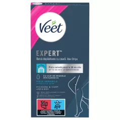 Veet Expert - depilacijski trakovi - za suho kožo - 12 kos
