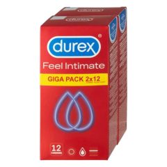   Durex Feel Intimate - pakiranje kondomov s tanko steno (2x12 kosov)